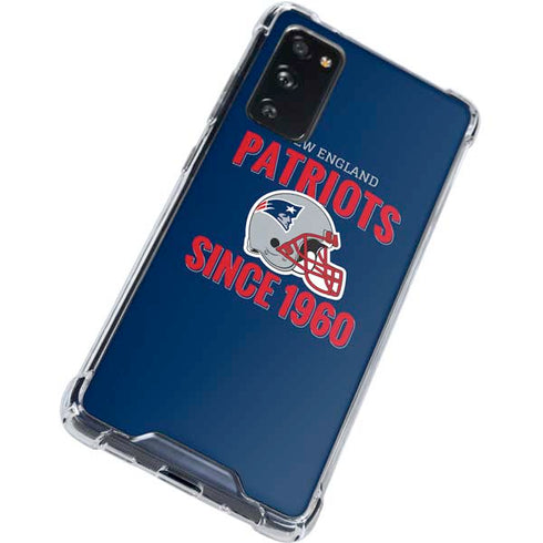 NFL New England Patriots Helmet Galaxy S20 FE Clear Case